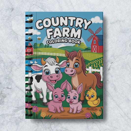 حياة المزرعة الهادئة – كتاب تلوين للاسترخاء وإزالة التوتر